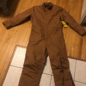 Large coverall cold weather work one piece